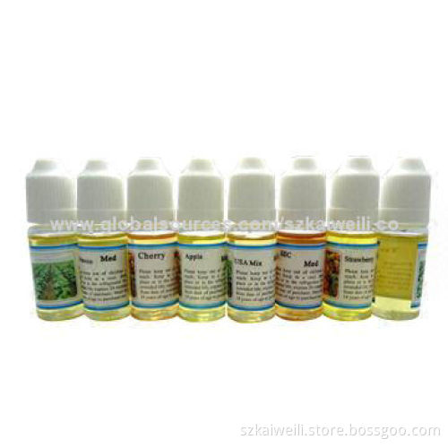 E-liquid with Needle Bottle, 10/30/50mL for Electronic Cigarette, Various Flavors Available